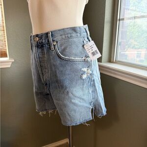 Distressed Denim Women Shorts